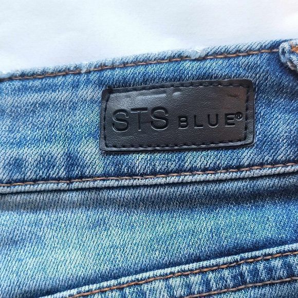 STS Blue Alicia Cropped Mom Jeans Size 27 - Picture 6 of 11